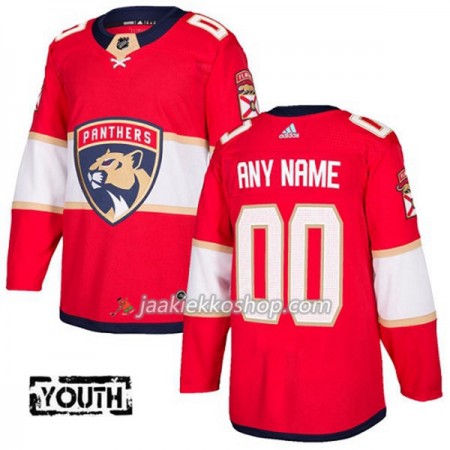 Lapsille NHL Florida Panthers Custom Adidas 2017-2018 Punainen Authentic